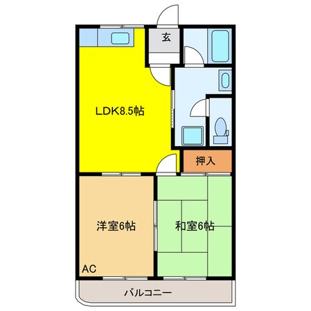 セーラズＢの物件間取画像